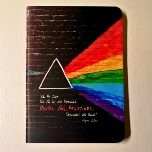 Dark Side - caderno sem pauta artesanal da Entrelinhas