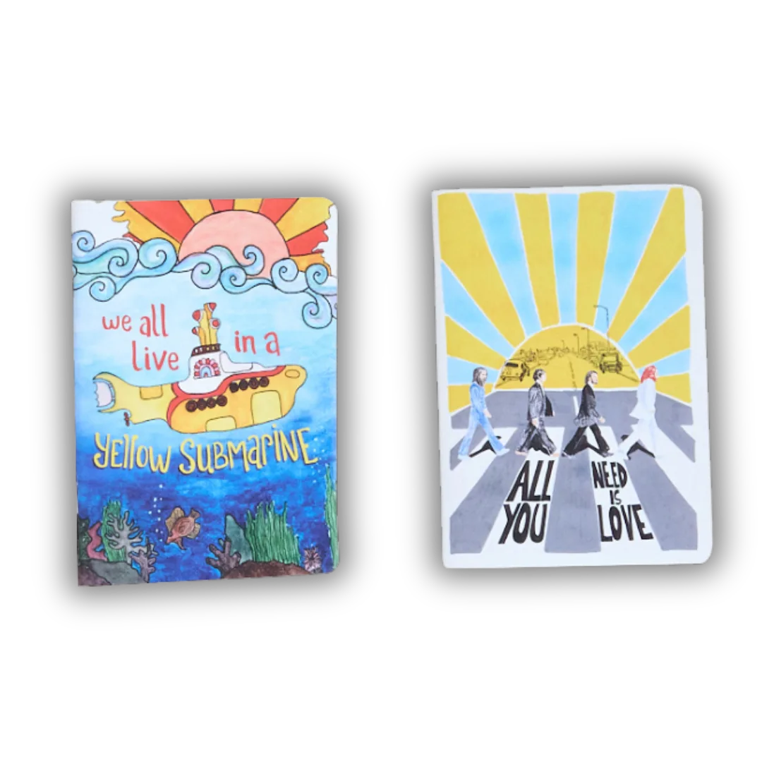 20 Kit Beatlemania da Entrelinhas: cadernos de arte exclusiva