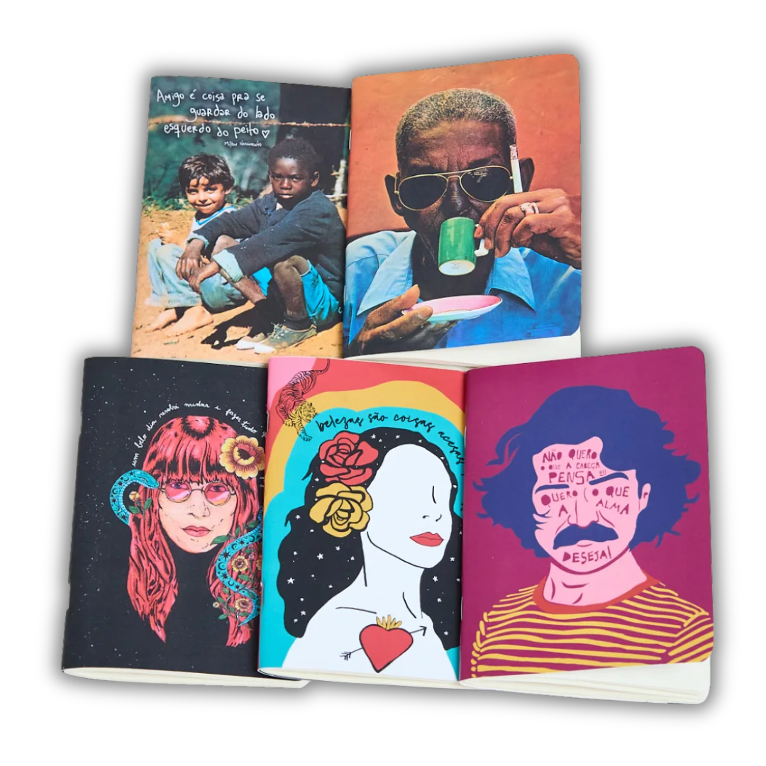 34 Kit Clássicos da Música Brasileira da Entrelinhas: cadernos de arte exclusiva