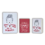 Kit Frida Trio de Cadernos da Entrelinhas: cadernos de arte exclusiva