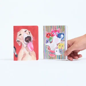 Pet Lovers - caderno sem pauta artesanal da Entrelinhas