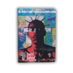 Capa do caderno Sabotage da Entrelinhas, sem pauta, com arte exclusiva de artista brasileiro
